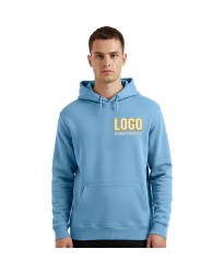 Personalised Custom Embroidered Front Left Chest Logo Hoodie, Customised Pullover Hooded Sweatshirts: